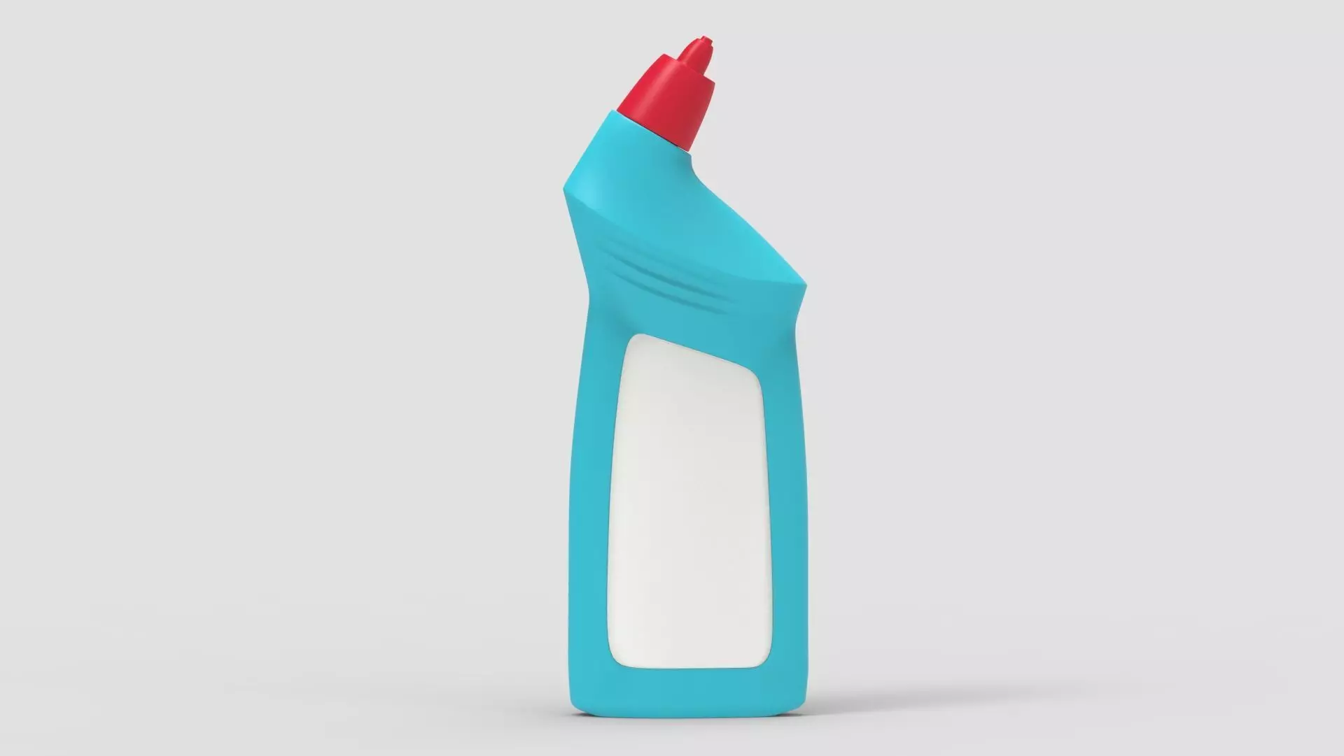 Bottle mockup of the cleaner 3D model