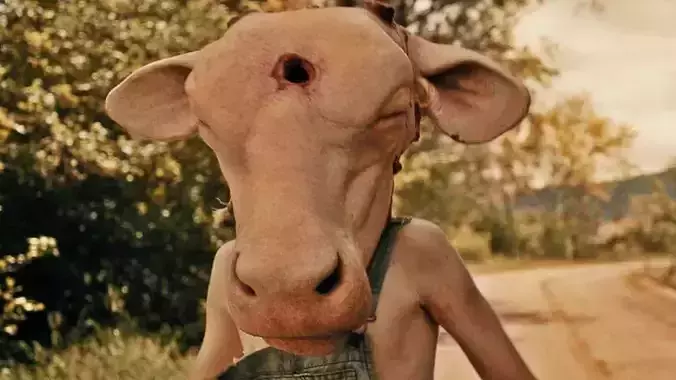 cow head from leatherface movie 3D print model