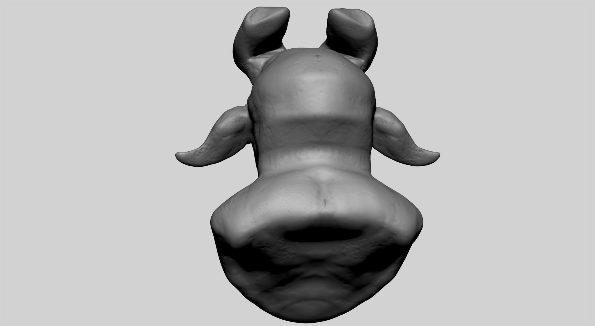 Creature Head v12 3D model_3