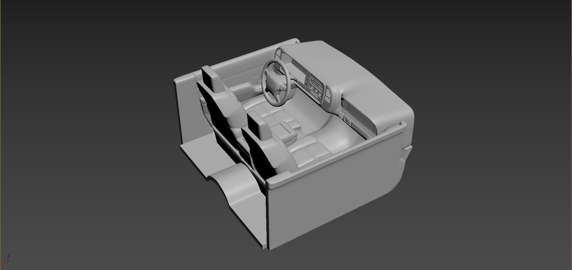 GMC Sierra 1997 Regular Cab 3D print model_7