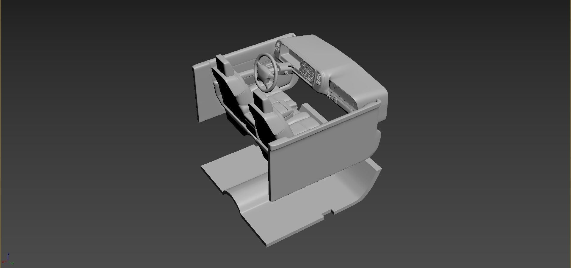 GMC Sierra 1997 Regular Cab 3D print model_8