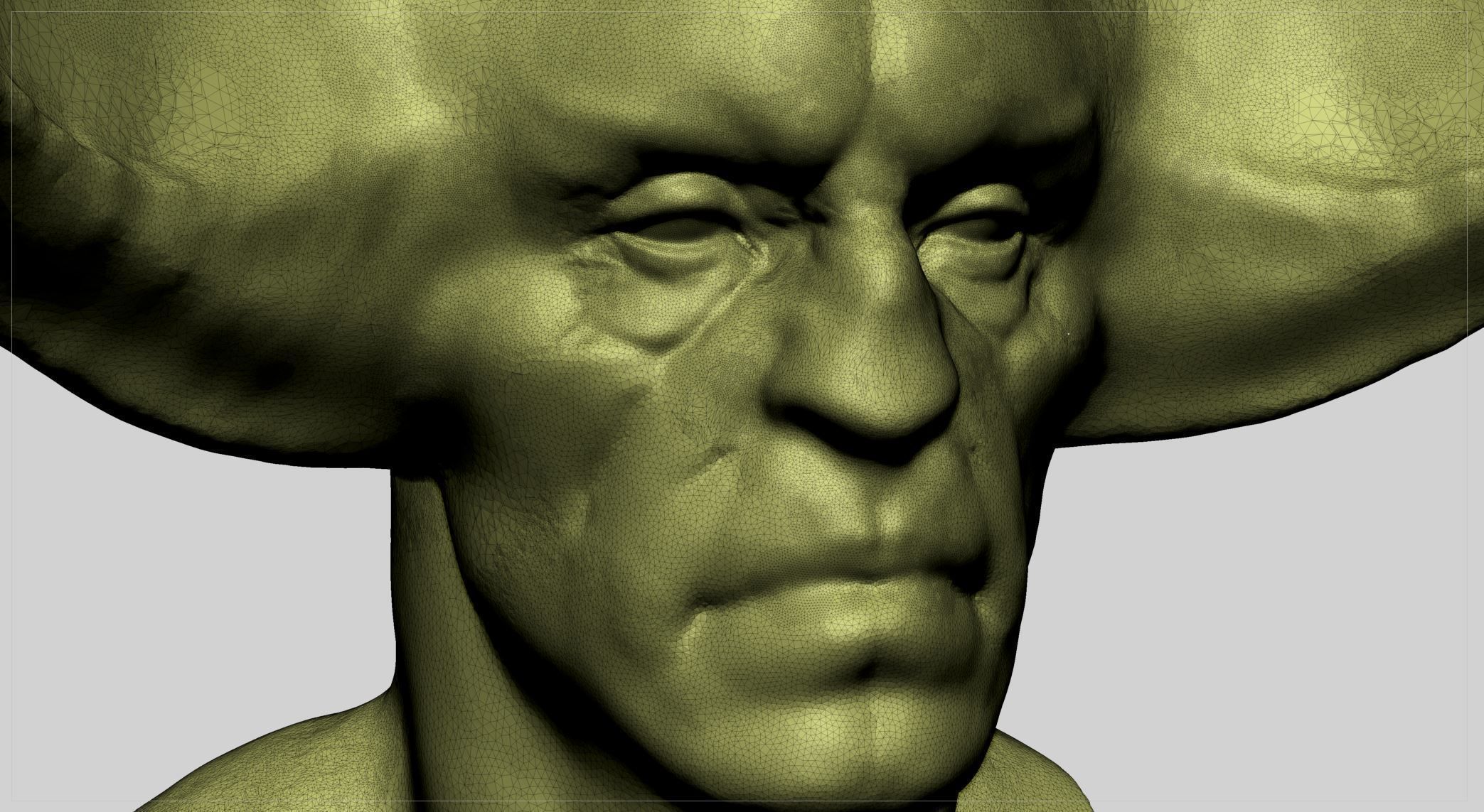Creature Head v14 3D model_7