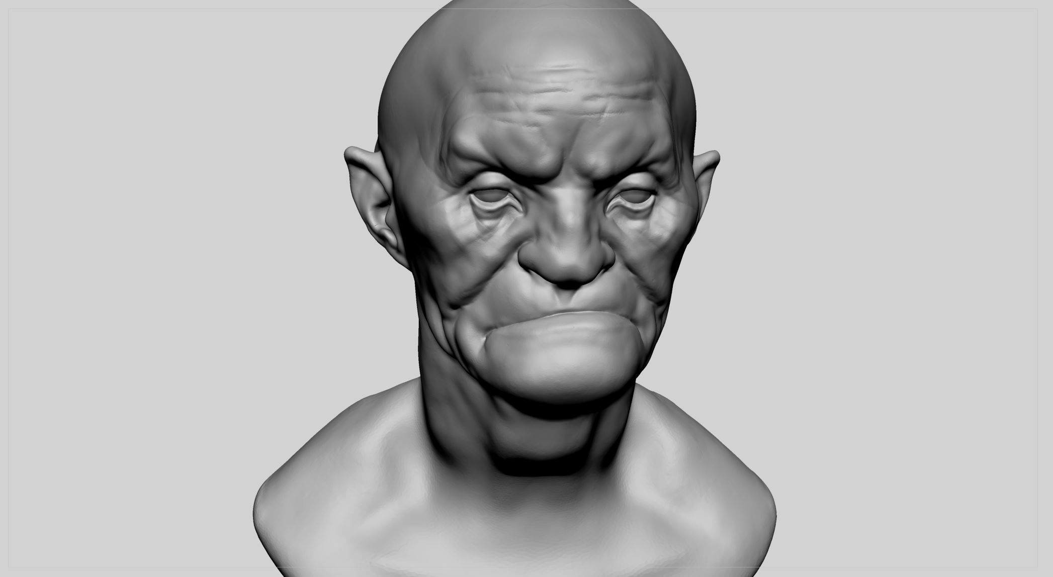 Goblin Head 3D model_6