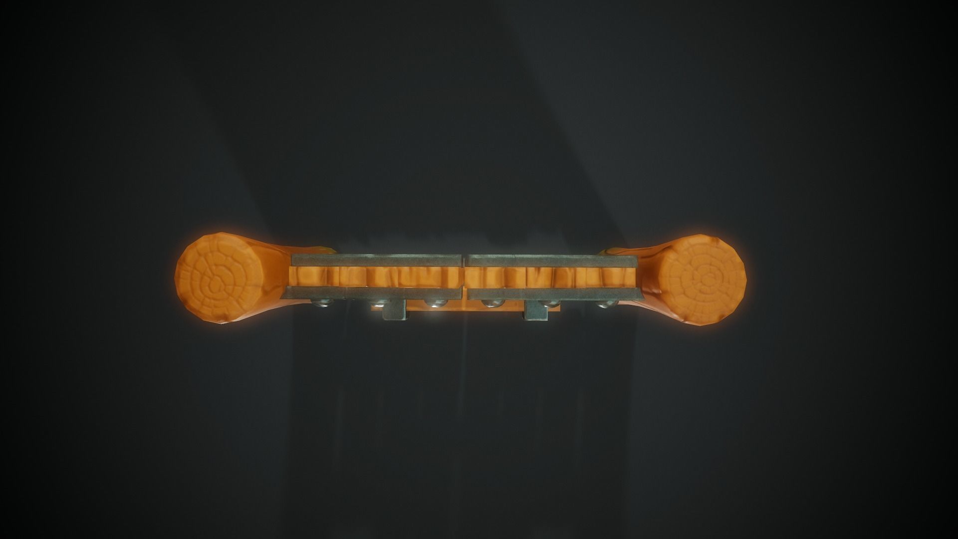 Stylized Gate - Tutorial Included Low-poly 3D model_6