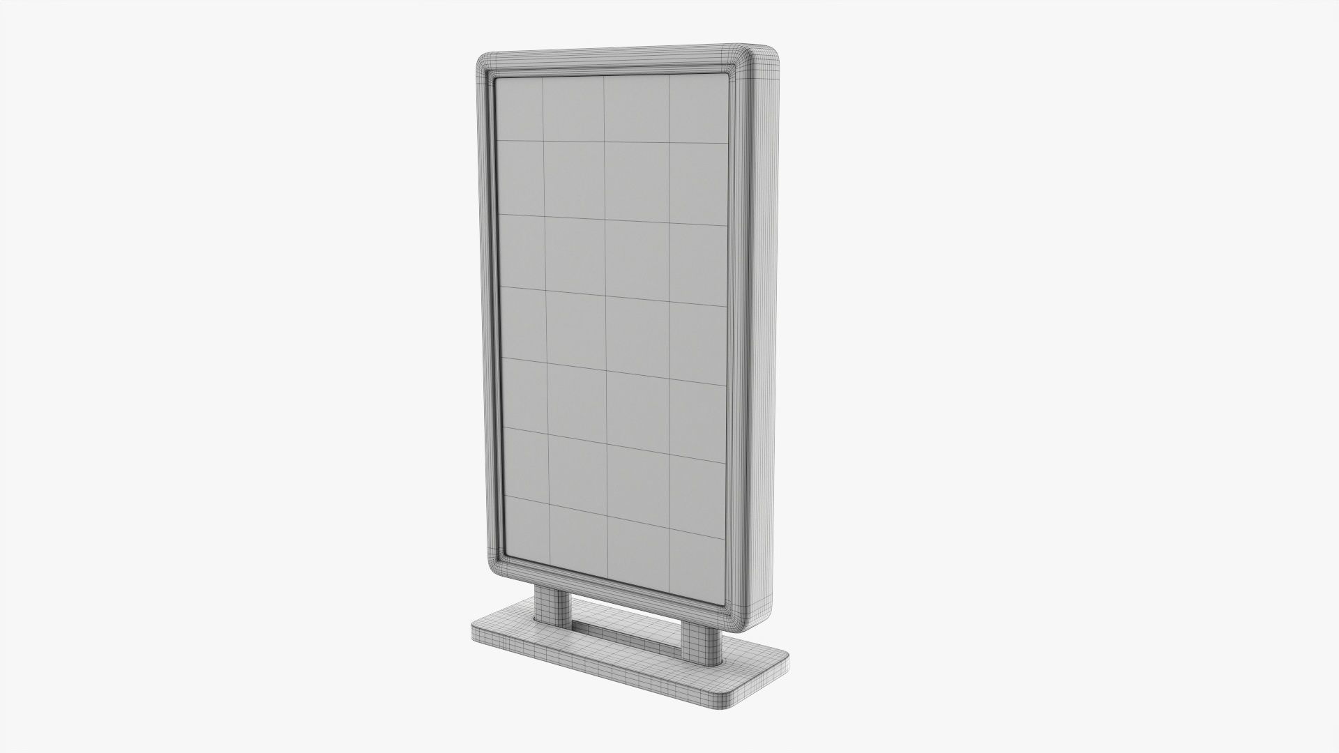 Advertising stand display mockup 08 3D model_7