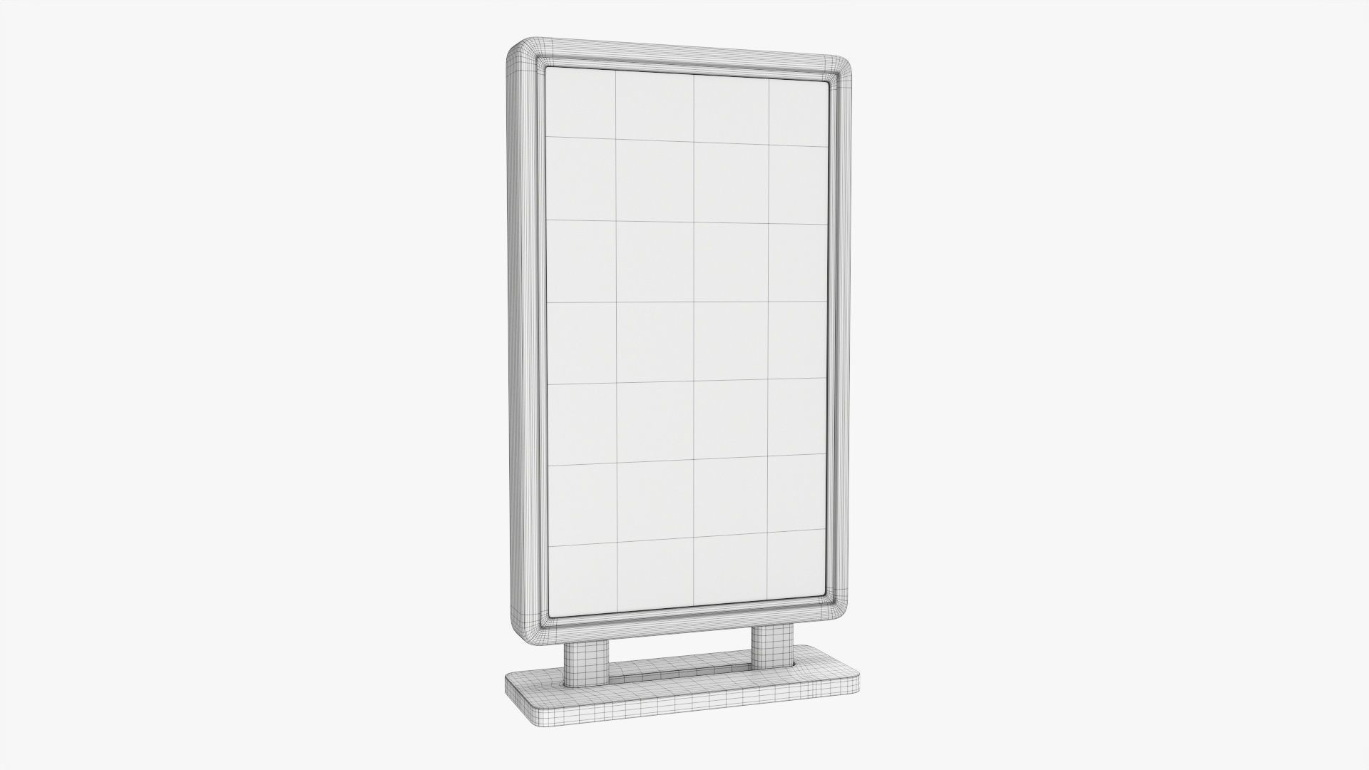 Advertising stand display mockup 08 3D model_6