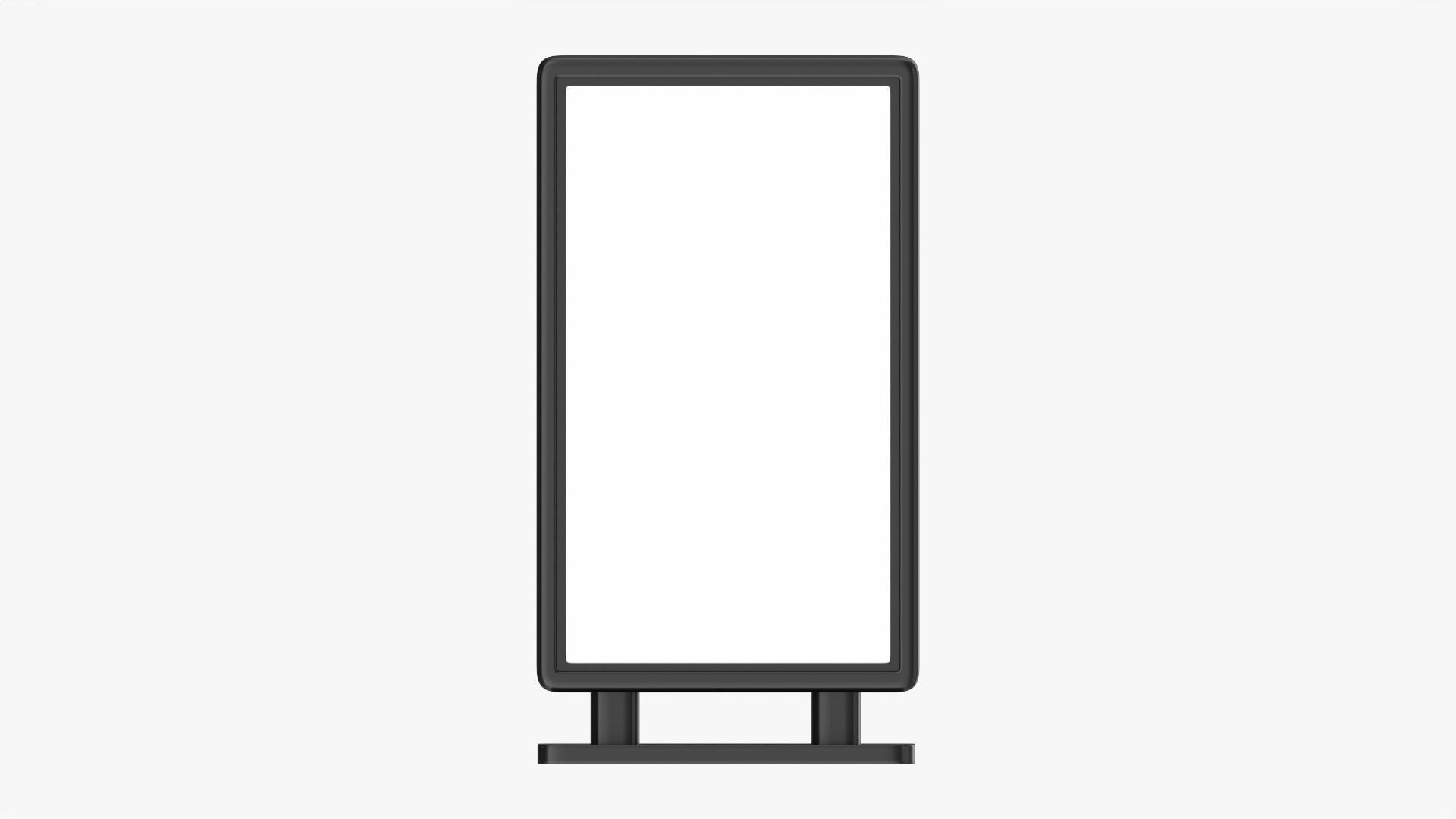 Advertising stand display mockup 08 3D model_3