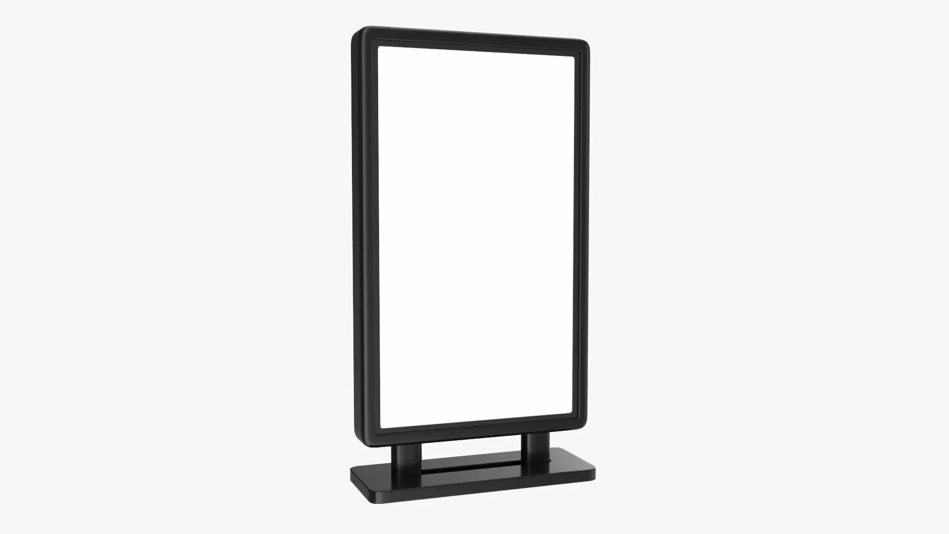 Advertising stand display mockup 08 3D model_0