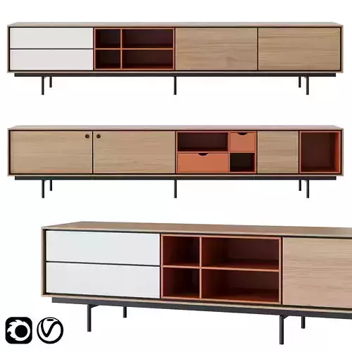 Aura TV Stands 260cm by Treku
