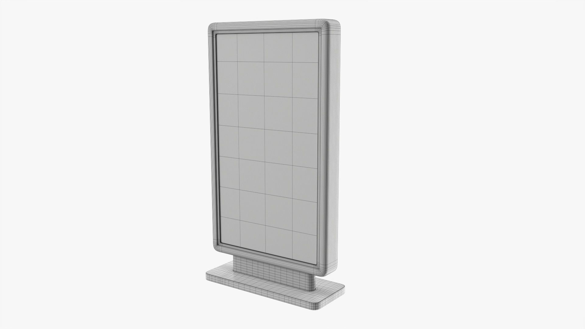 Advertising stand display mockup 09 3D model_7