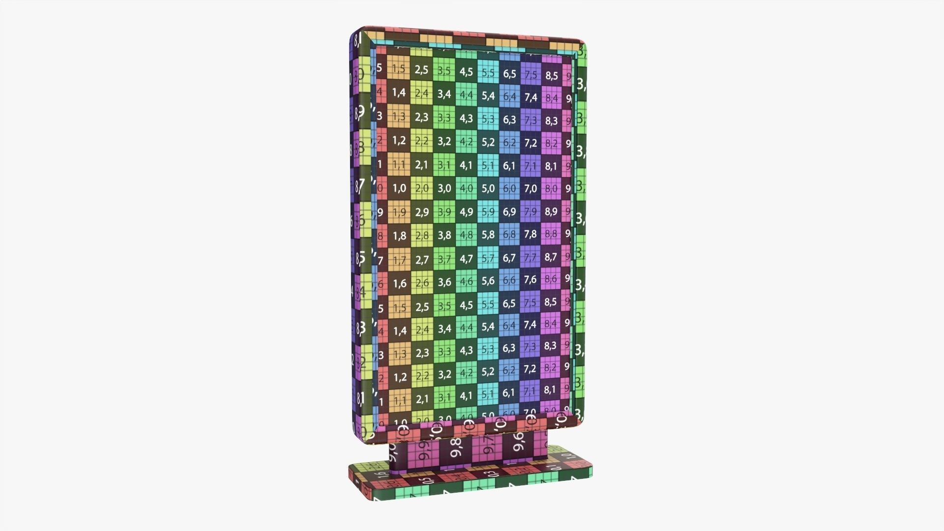 Advertising stand display mockup 09 3D model_9