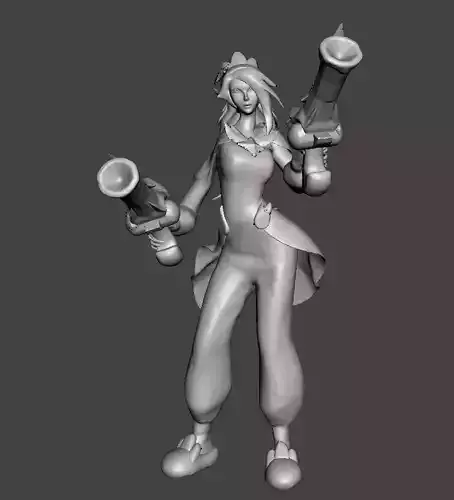Pajama Guardian Miss Fortune 3D Model 3D print model