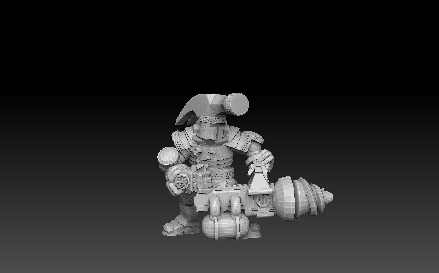 Astroknight Dwarf Extractors Megapack 3D print model_7