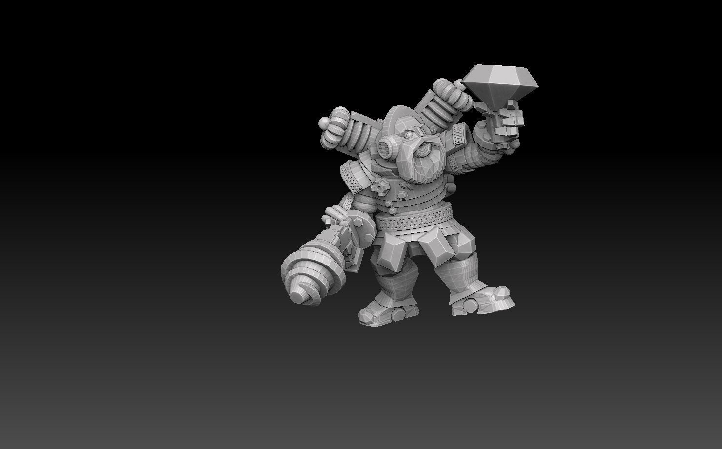 Astroknight Dwarf Extractors Megapack 3D print model_6