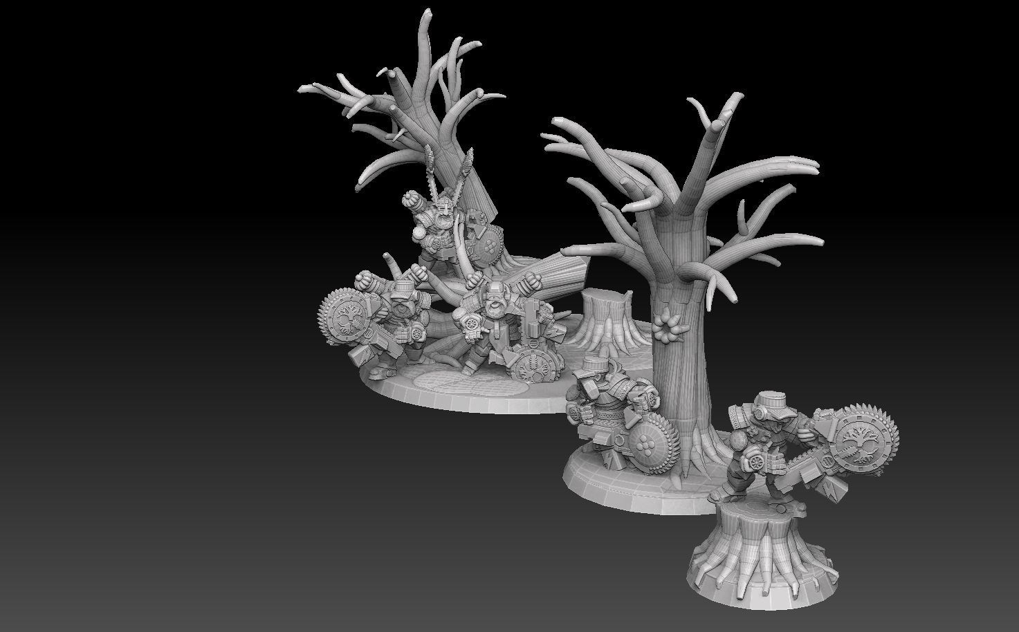 Astroknight Dwarf Extractors Megapack 3D print model_1