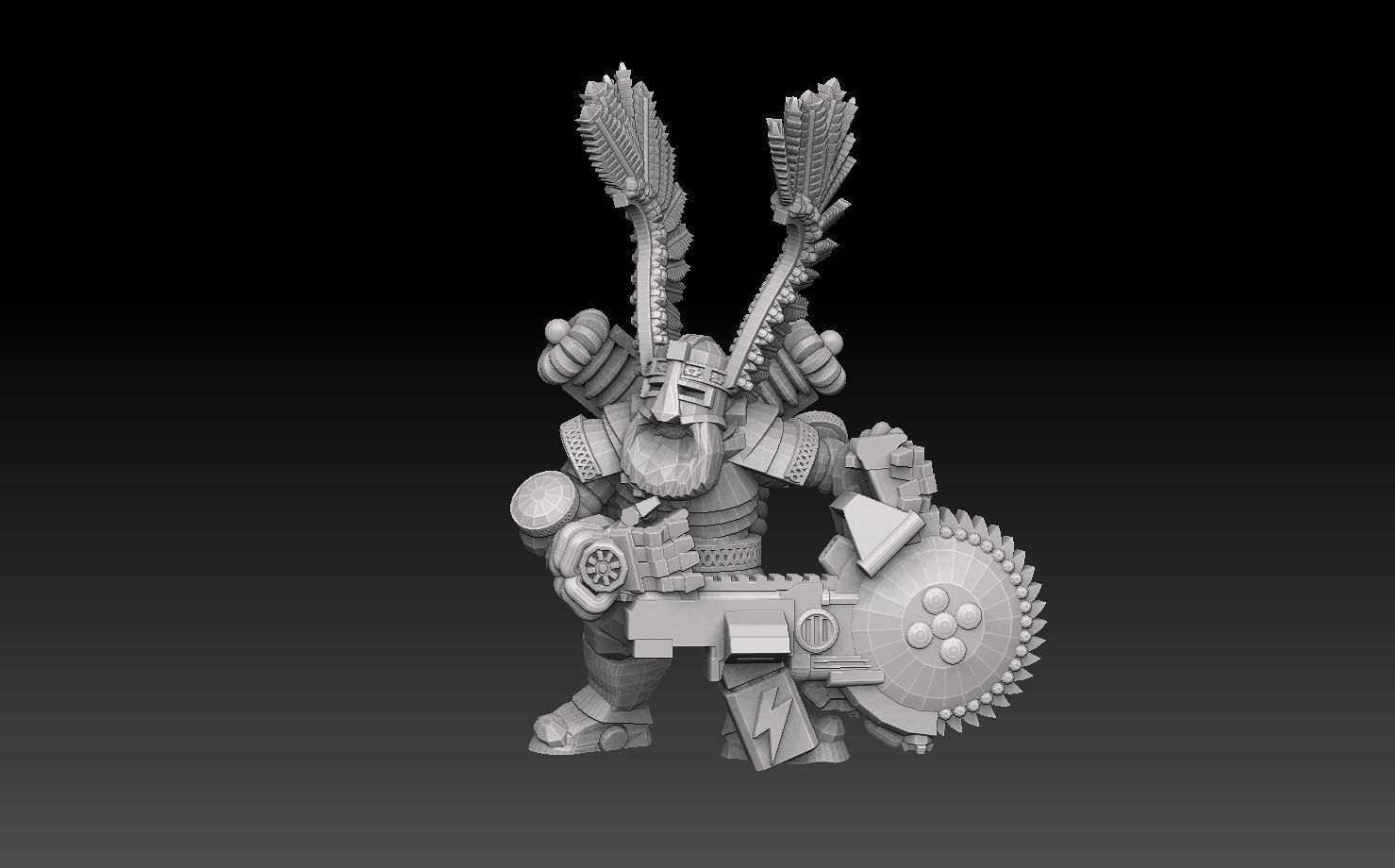 Astroknight Dwarf Extractors Megapack 3D print model_19