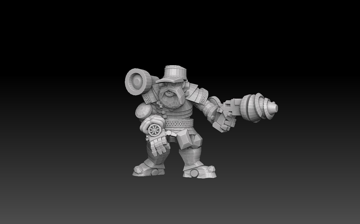 Astroknight Dwarf Extractors Megapack 3D print model_13