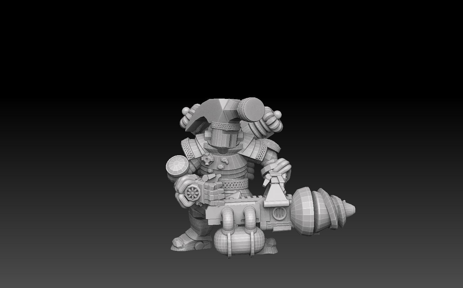 Astroknight Dwarf Extractors Megapack 3D print model_5