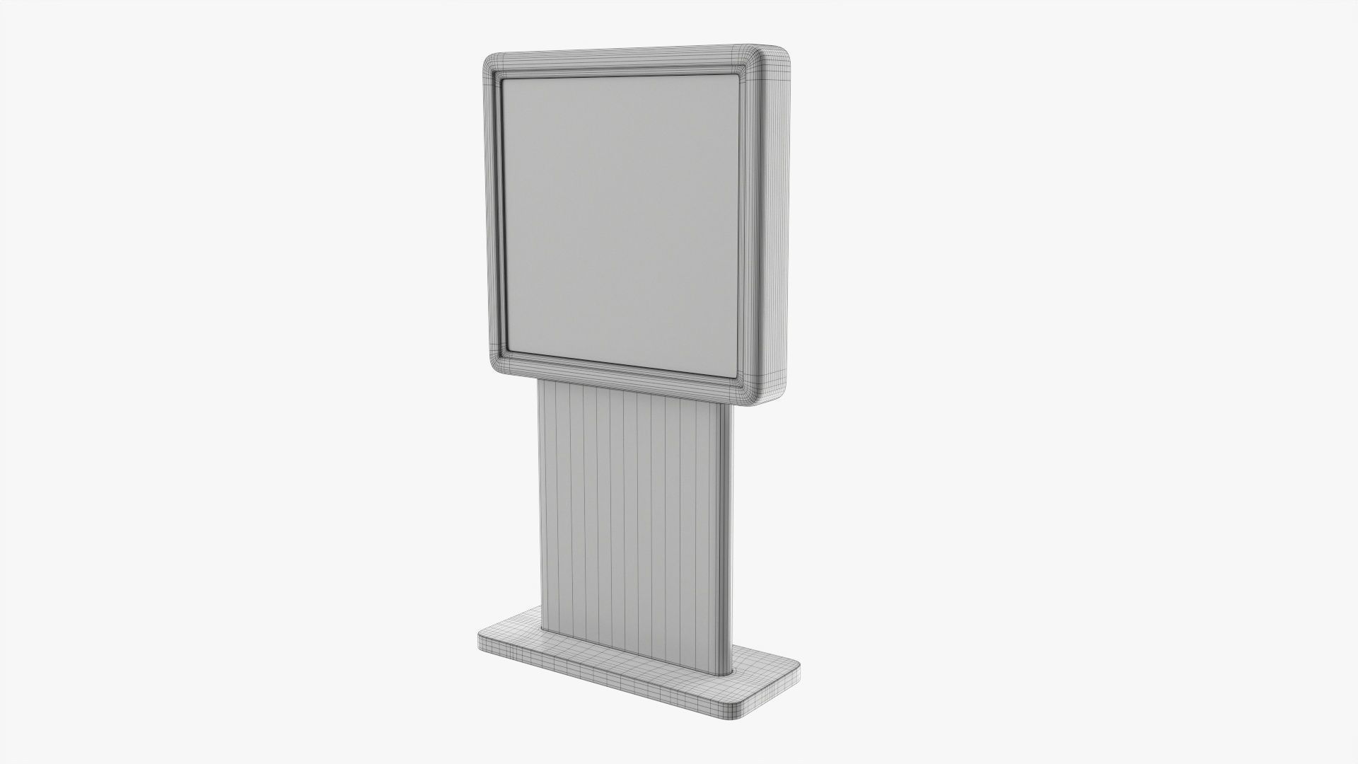 Advertising stand display mockup 10 3D model_7