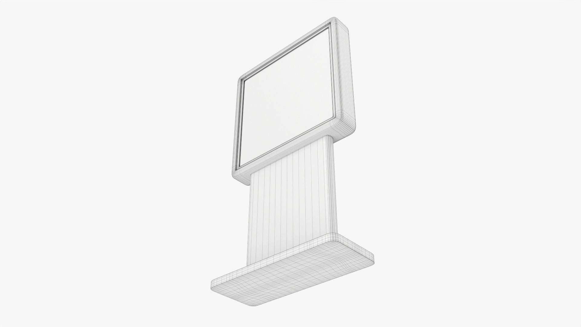 Advertising stand display mockup 10 3D model_8