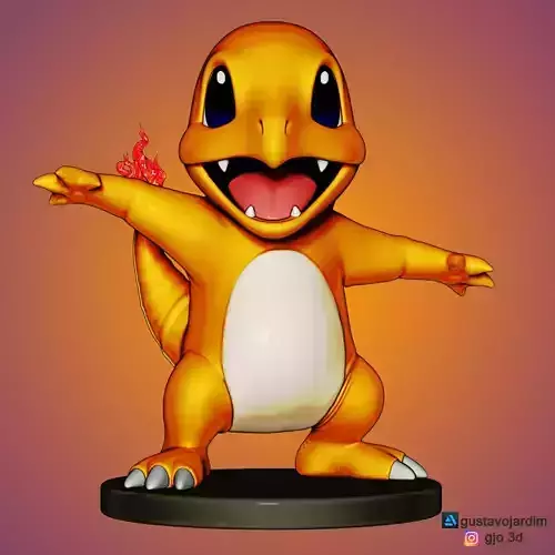 Charmander for 3D Print