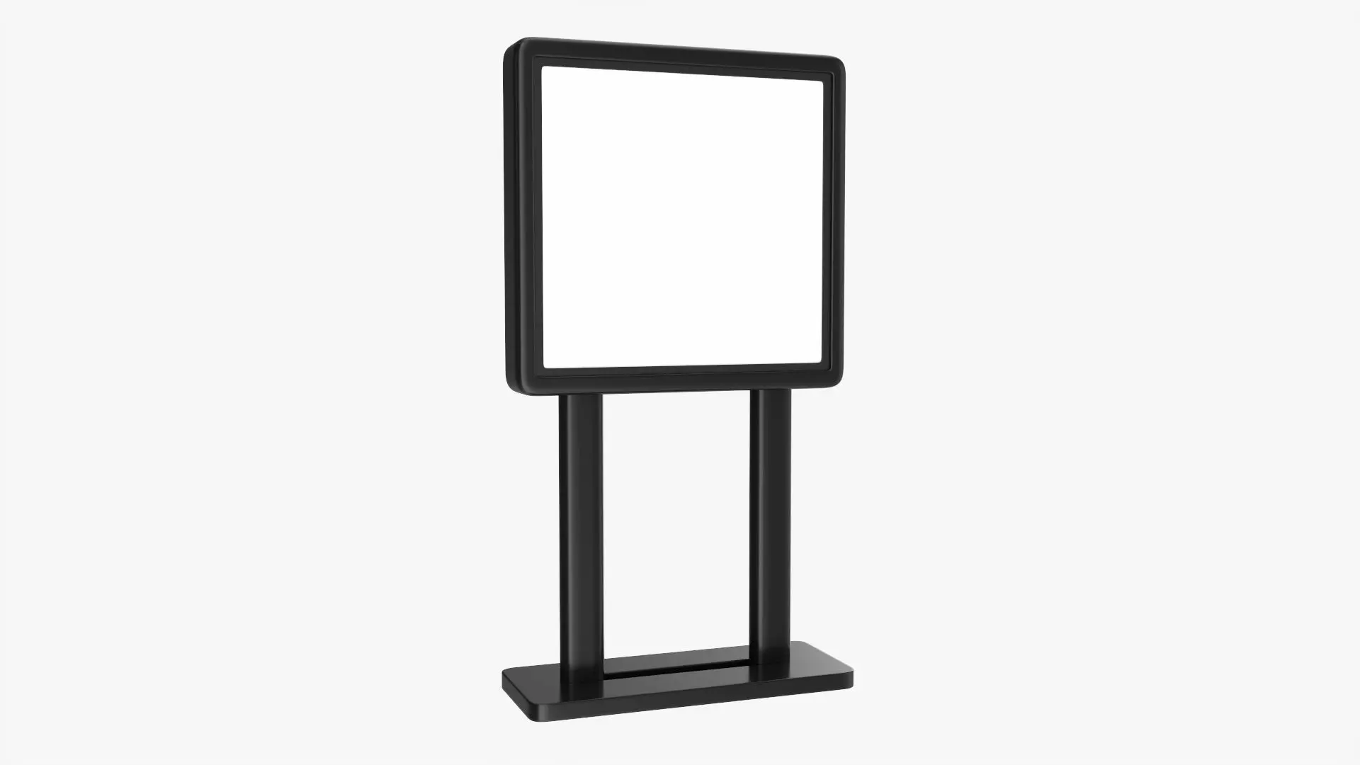 Advertising stand display mockup 11 3D model_0