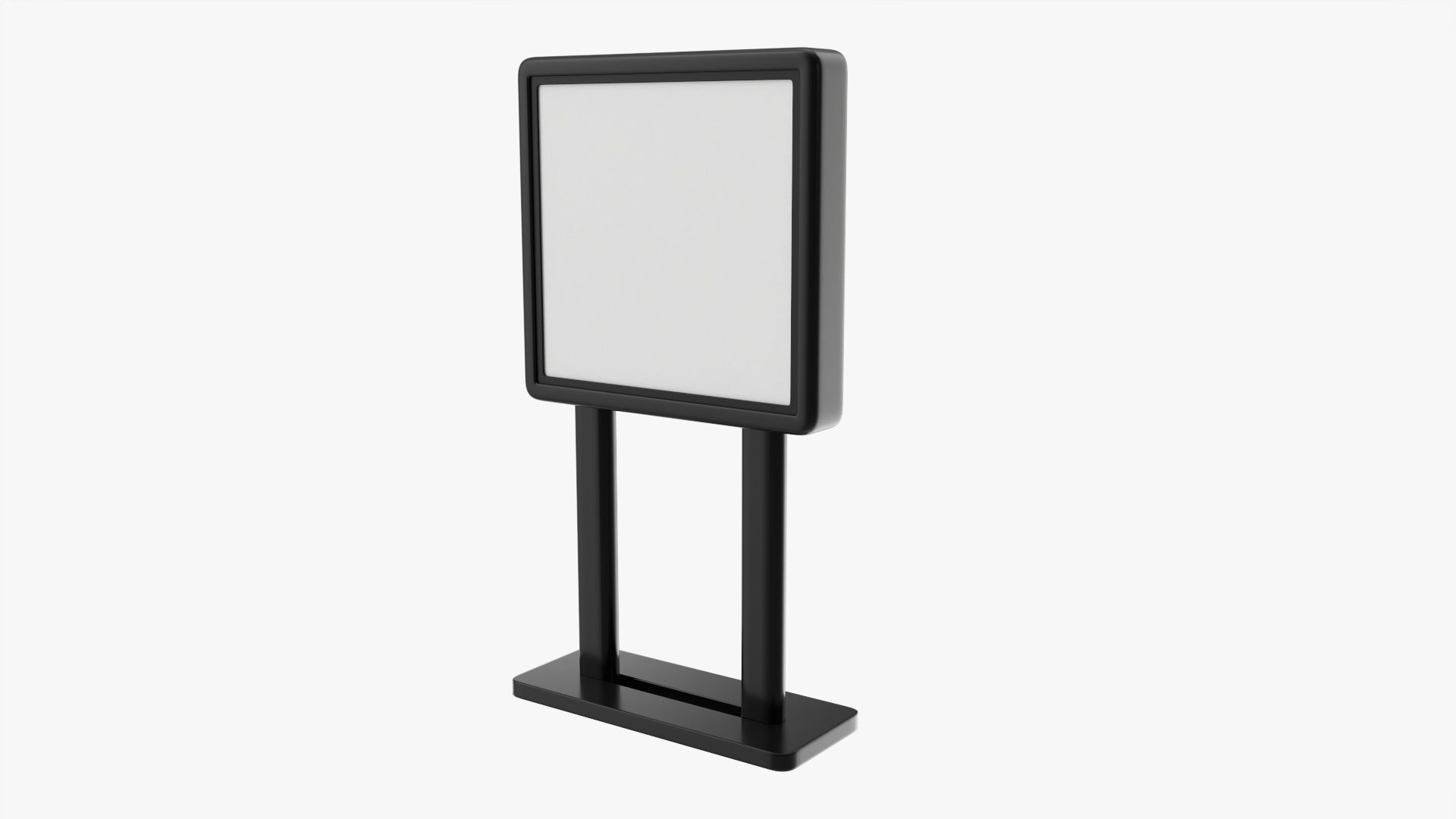 Advertising stand display mockup 11 3D model_1