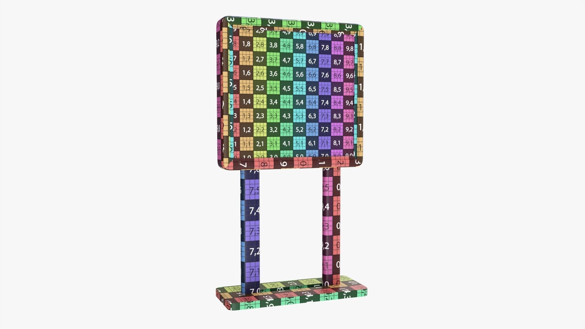 Advertising stand display mockup 11 3D model_9