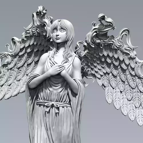 3D Game Assets 3D Printed Models Angel Figures