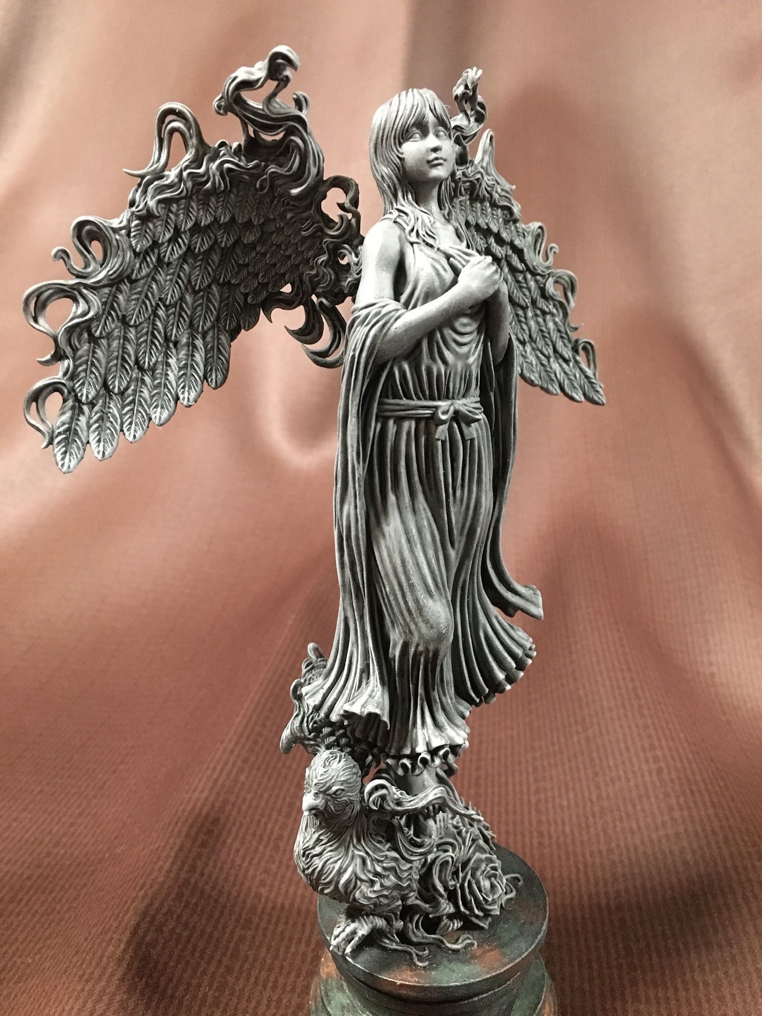 3D Game Assets 3D Printed Models Angel Figures 3D print model_5