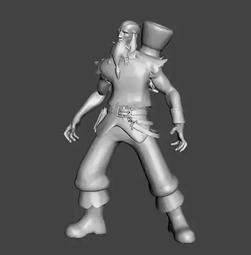 Pirate Ryze 3D Model