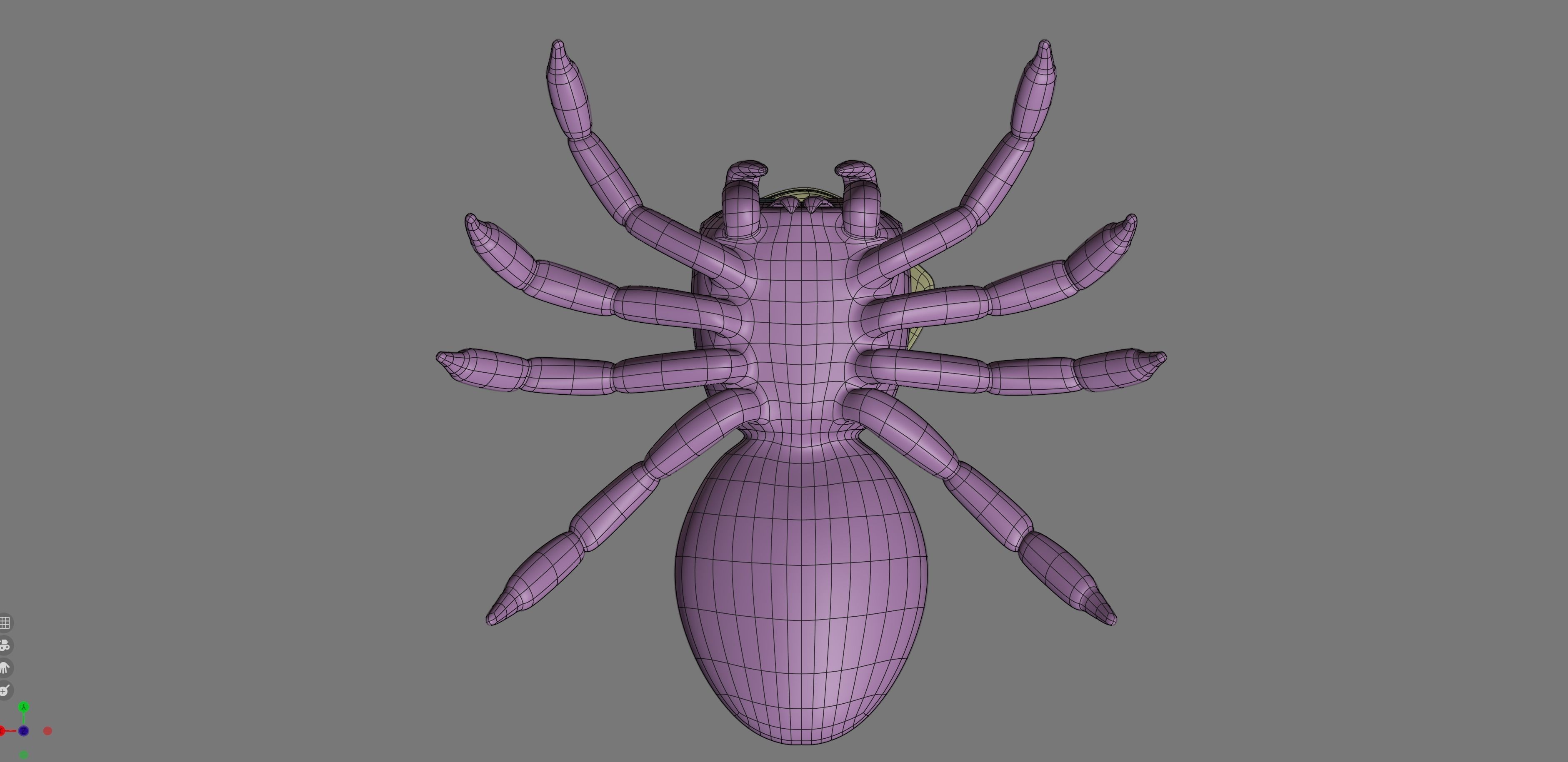 Cartoon Spider name Mirang 3D model_10