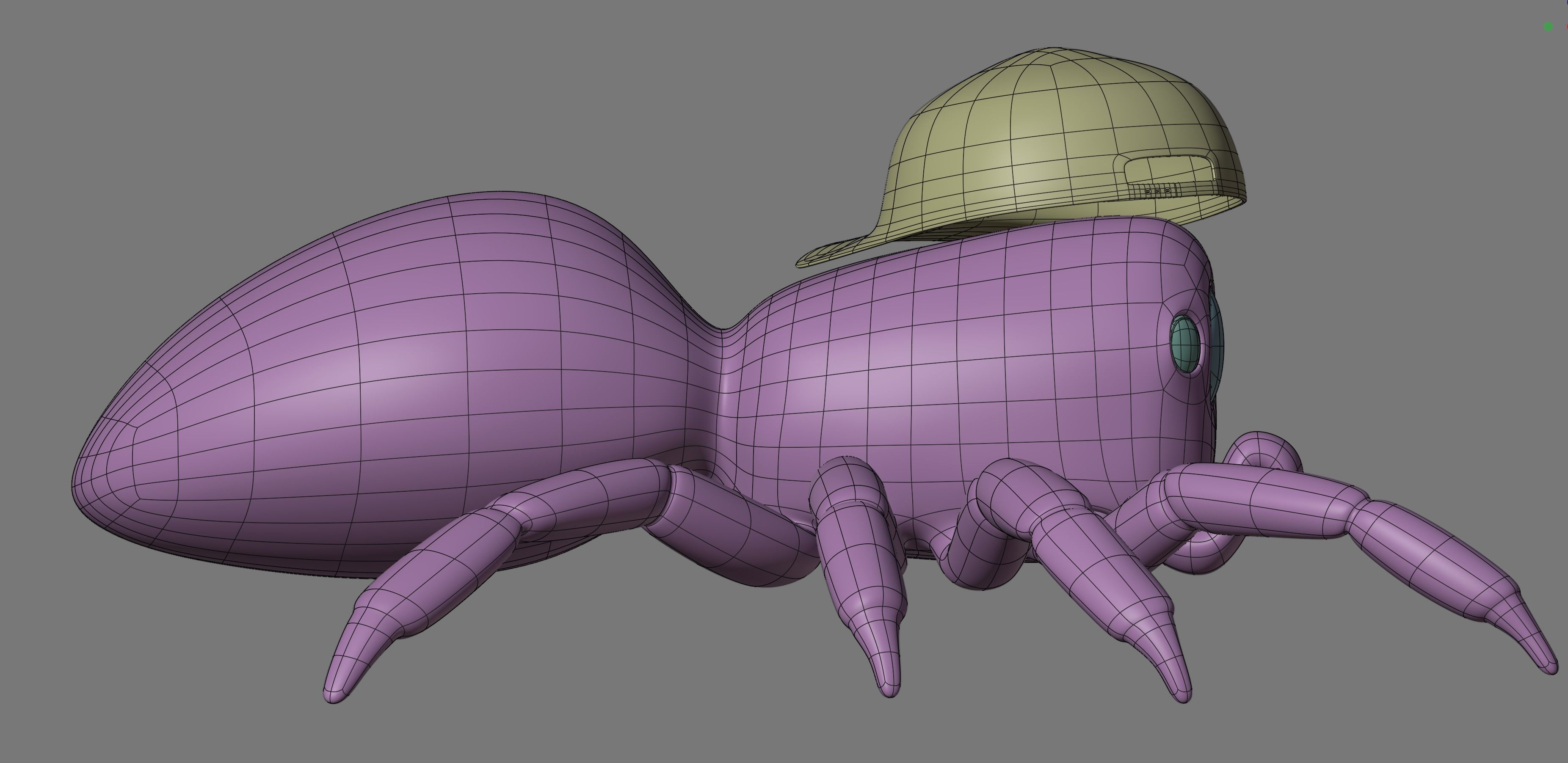 Cartoon Spider name Mirang 3D model_12