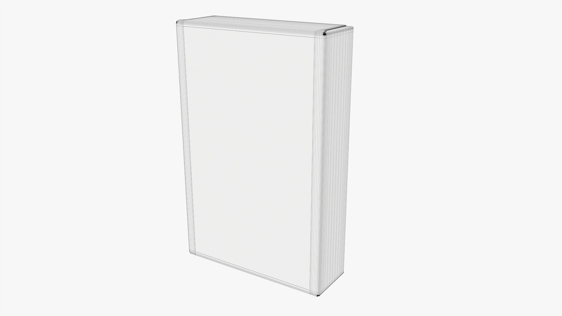 Box with window cardboard 02 3D model_8