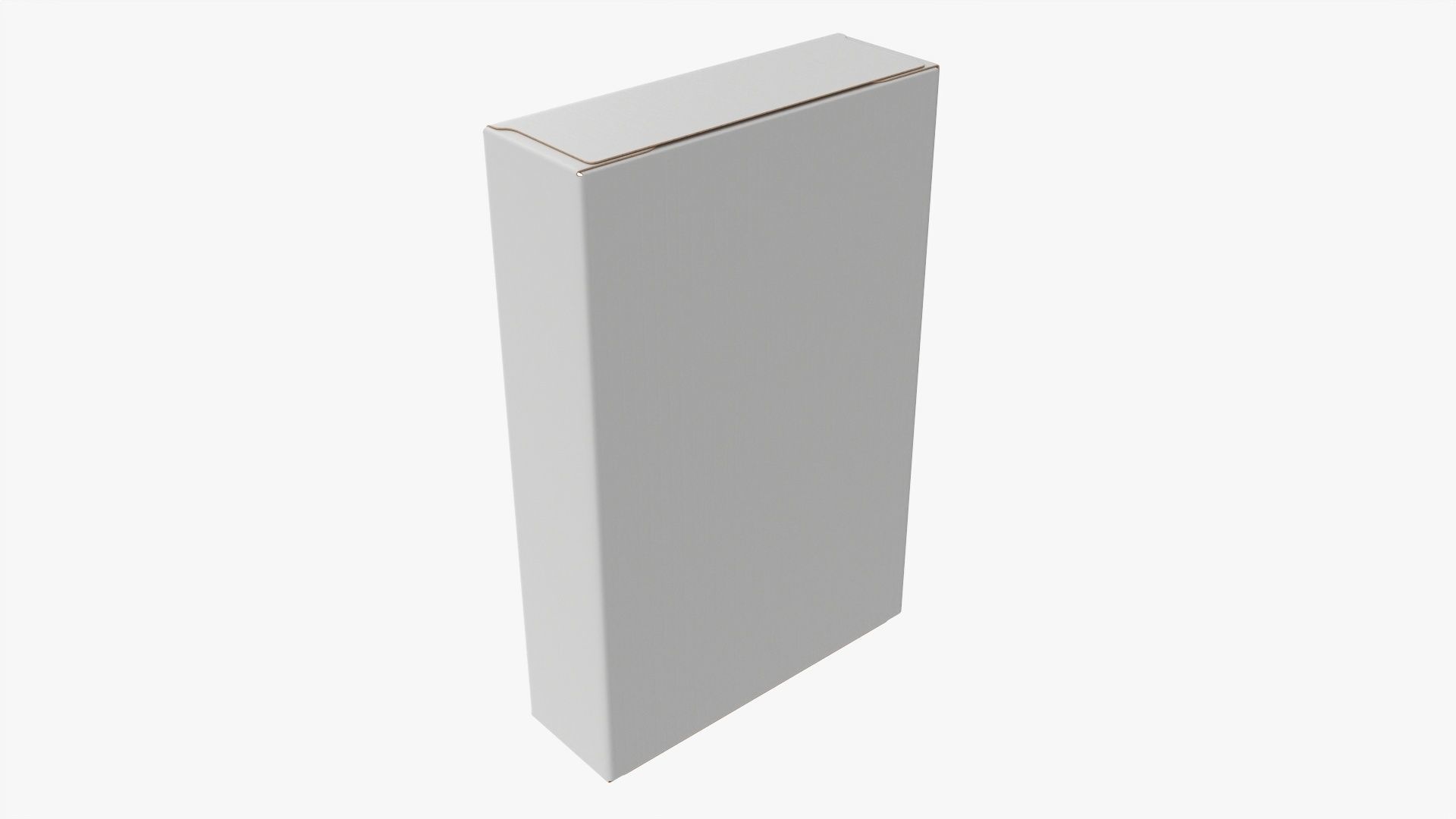 Box with window cardboard 02 3D model_3