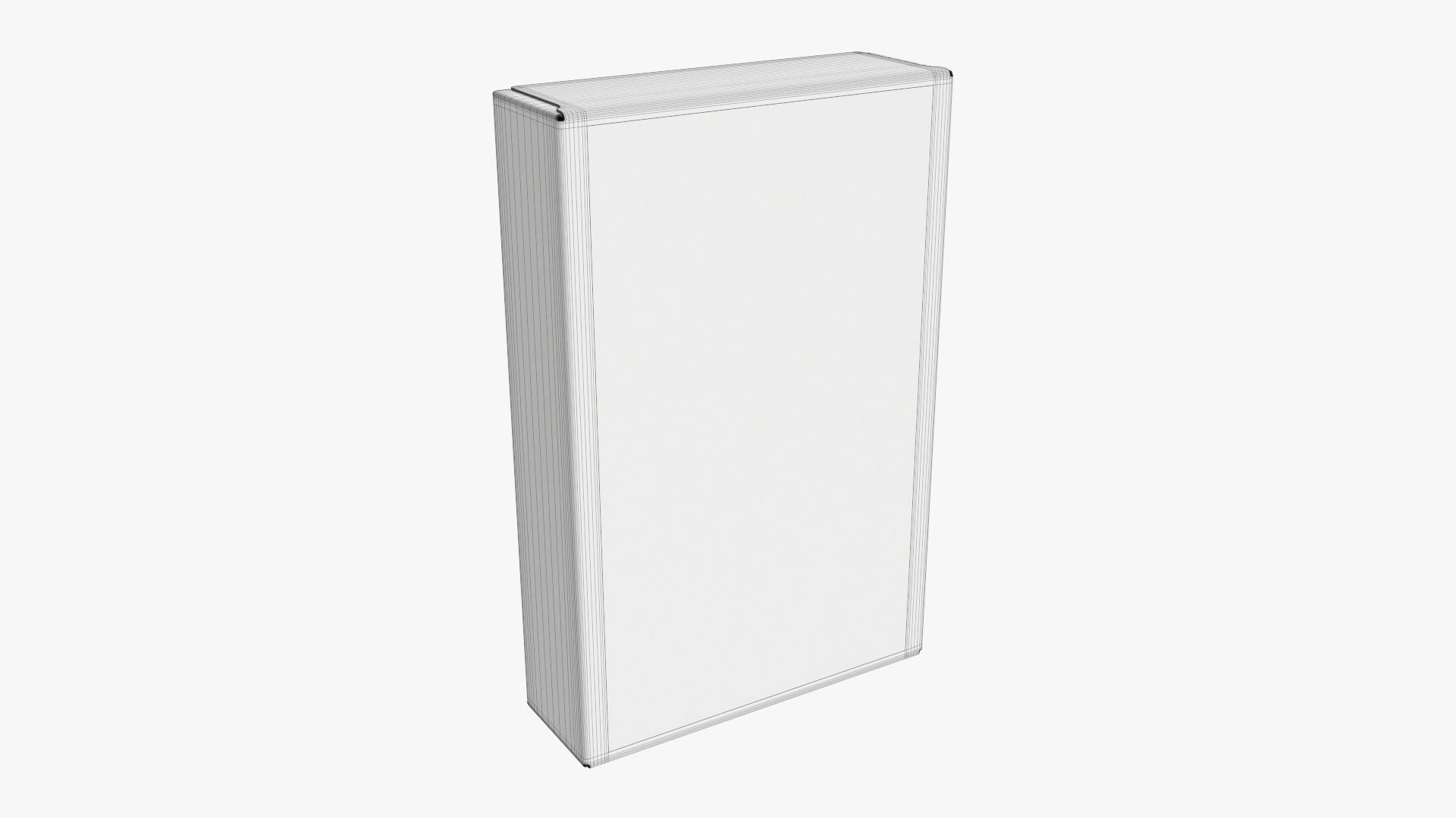 Box with window cardboard 02 3D model_7