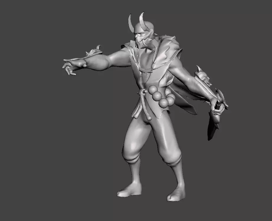 Blood Moon Pyke 3D Model 3D print model