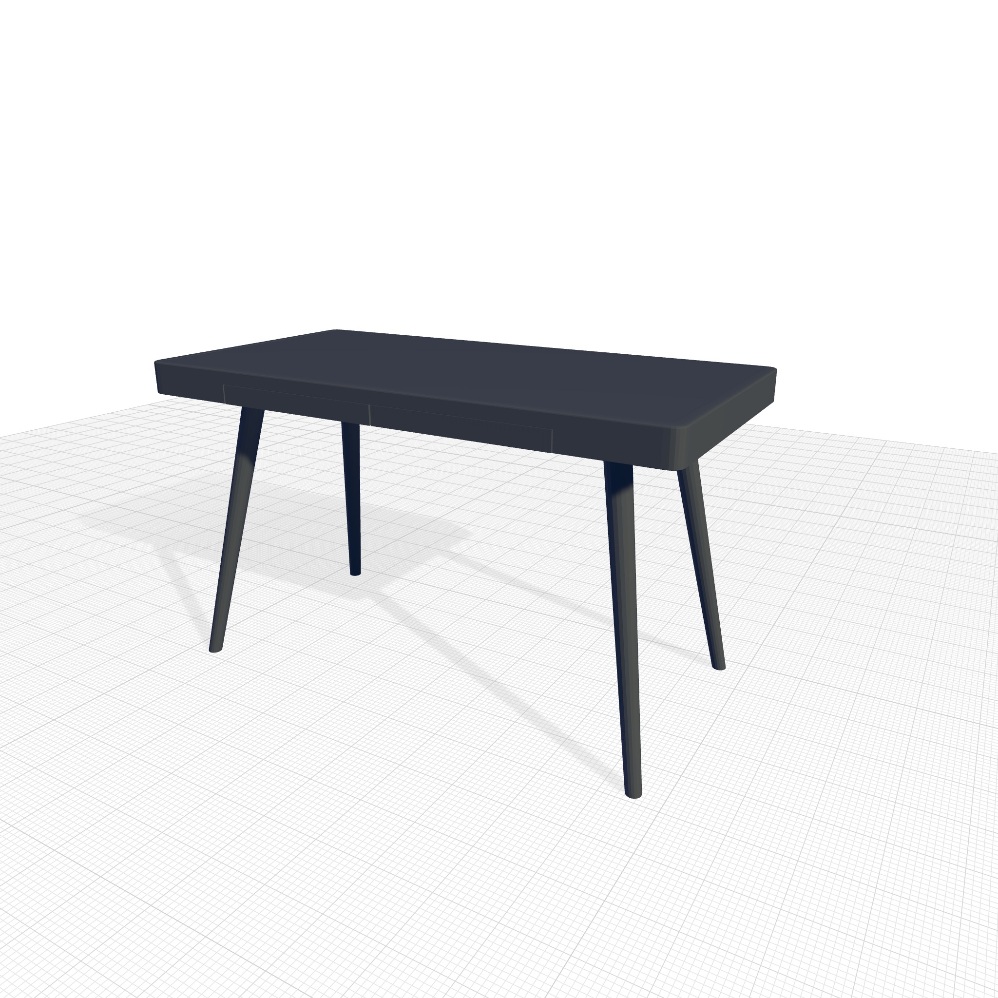 Alexzander Office Reading Study Desk Table - 2 Colour 3D model_4