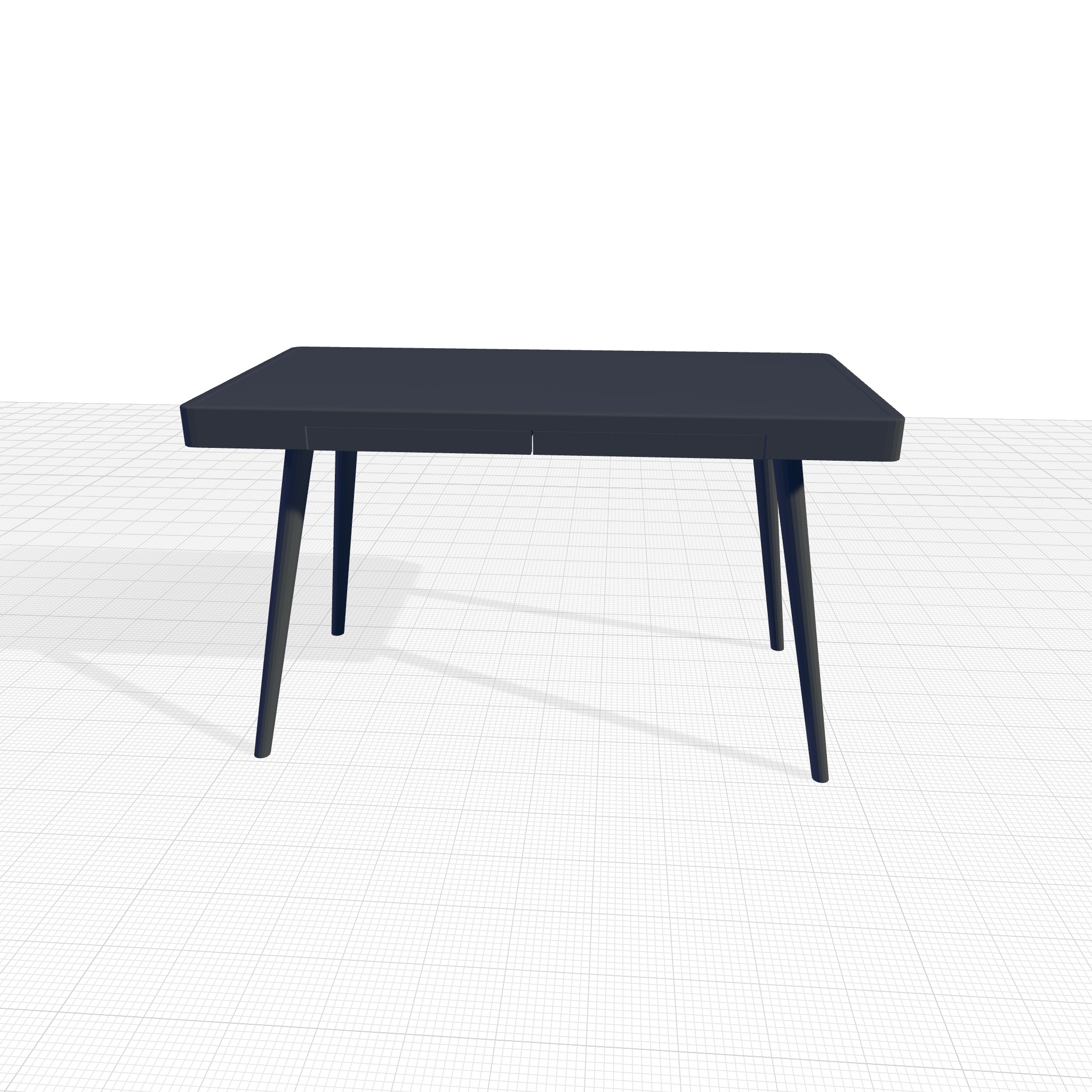 Alexzander Office Reading Study Desk Table - 2 Colour 3D model_2