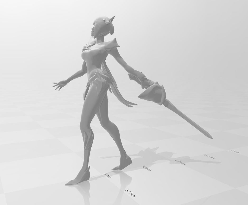 IG Fiora 3D Model 3D print model_2
