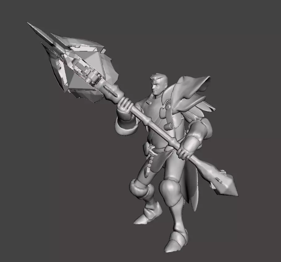 BrighHammer Jayce 3D Model 3D print model