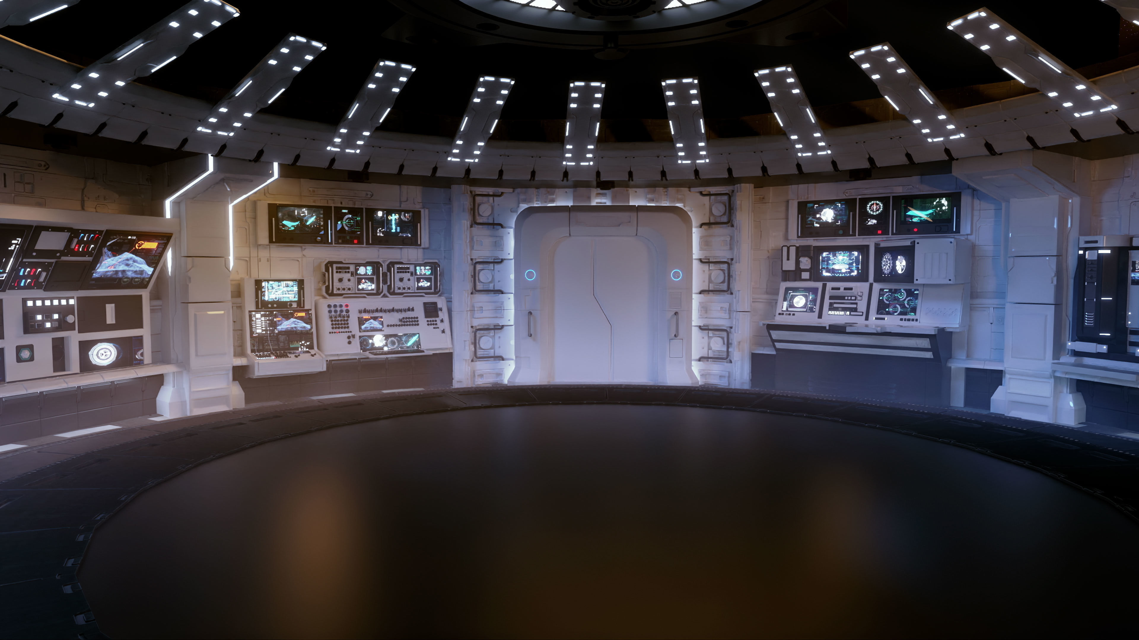 Sci-fi Control Room 3D model_6