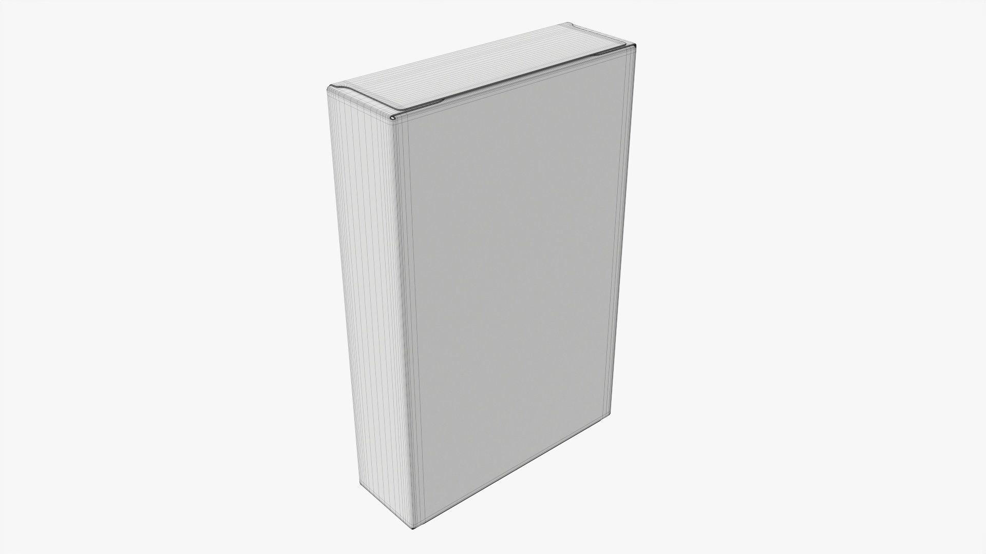 Box with window cardboard 03 3D model_9