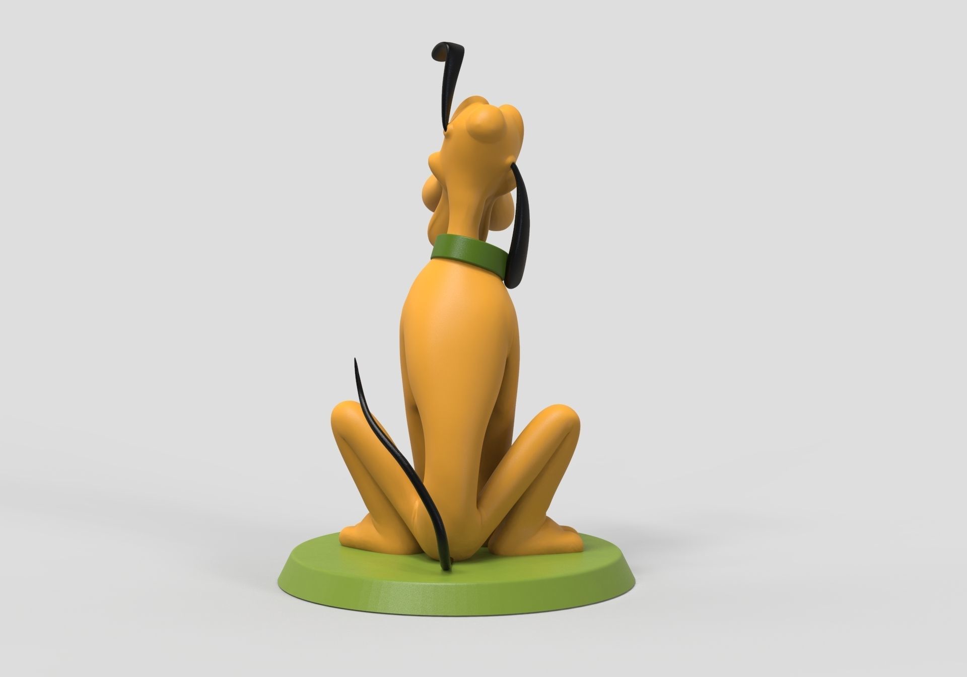 pluto dog 3D print model_9