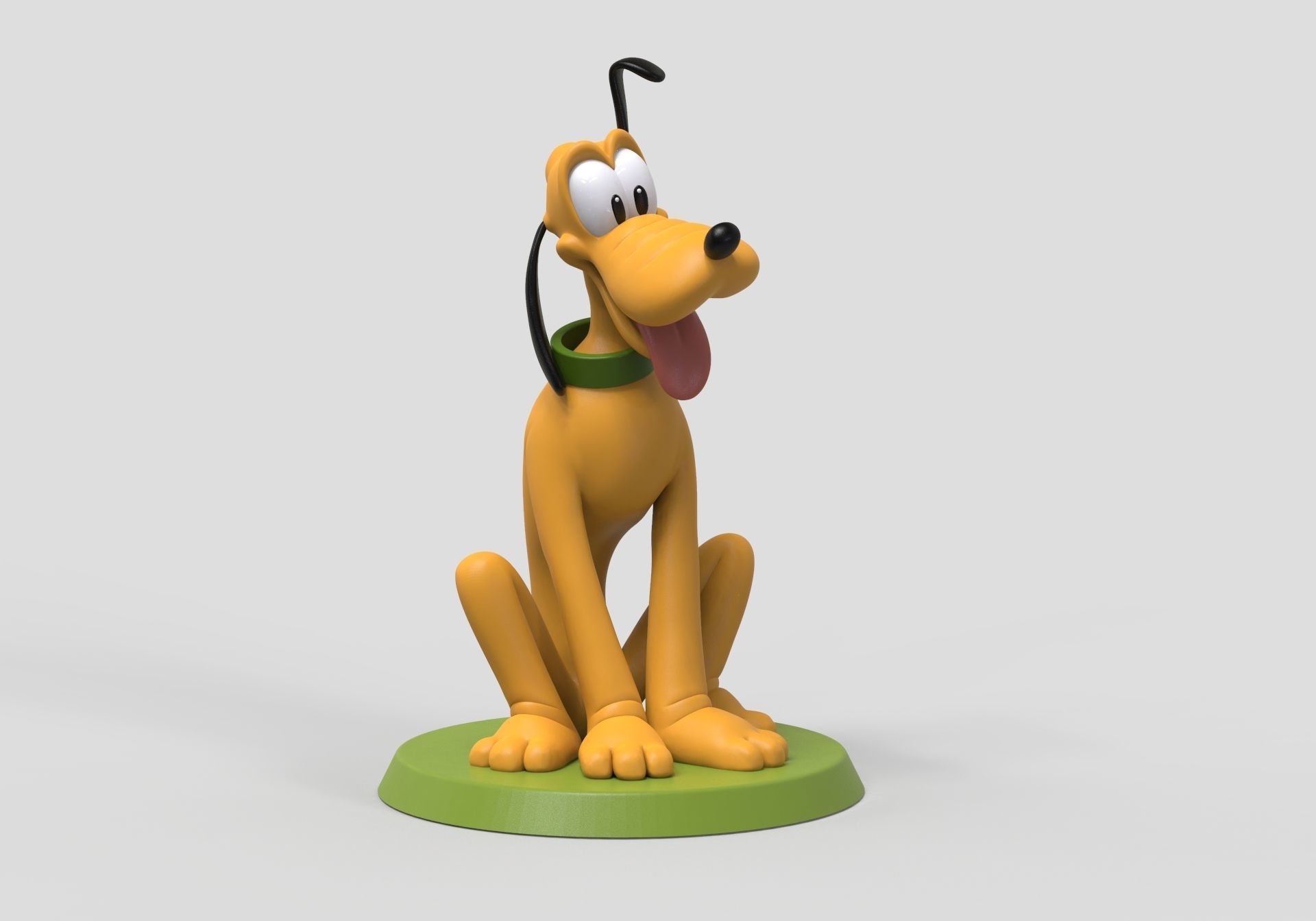 pluto dog 3D print model_3