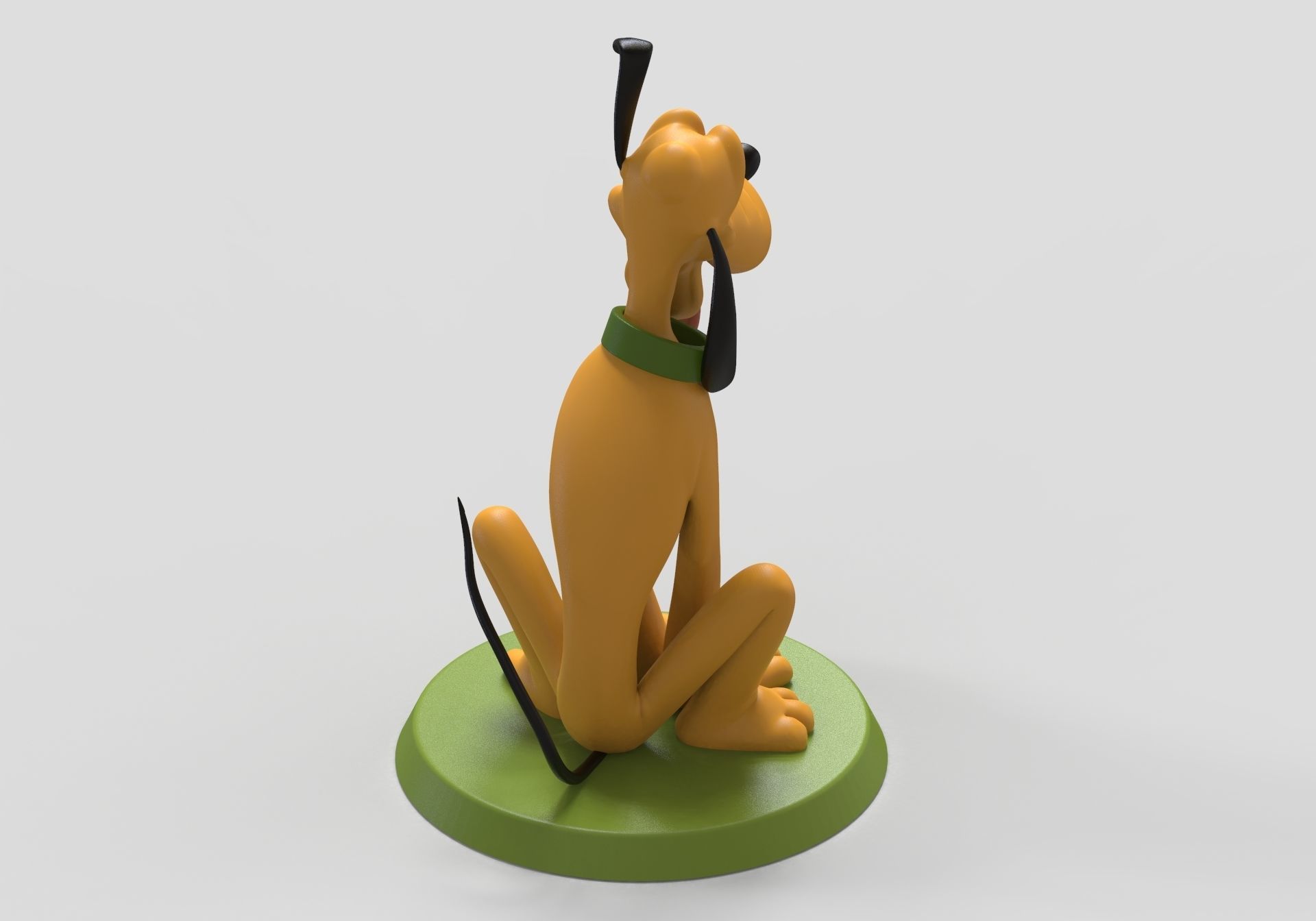 pluto dog 3D print model_5