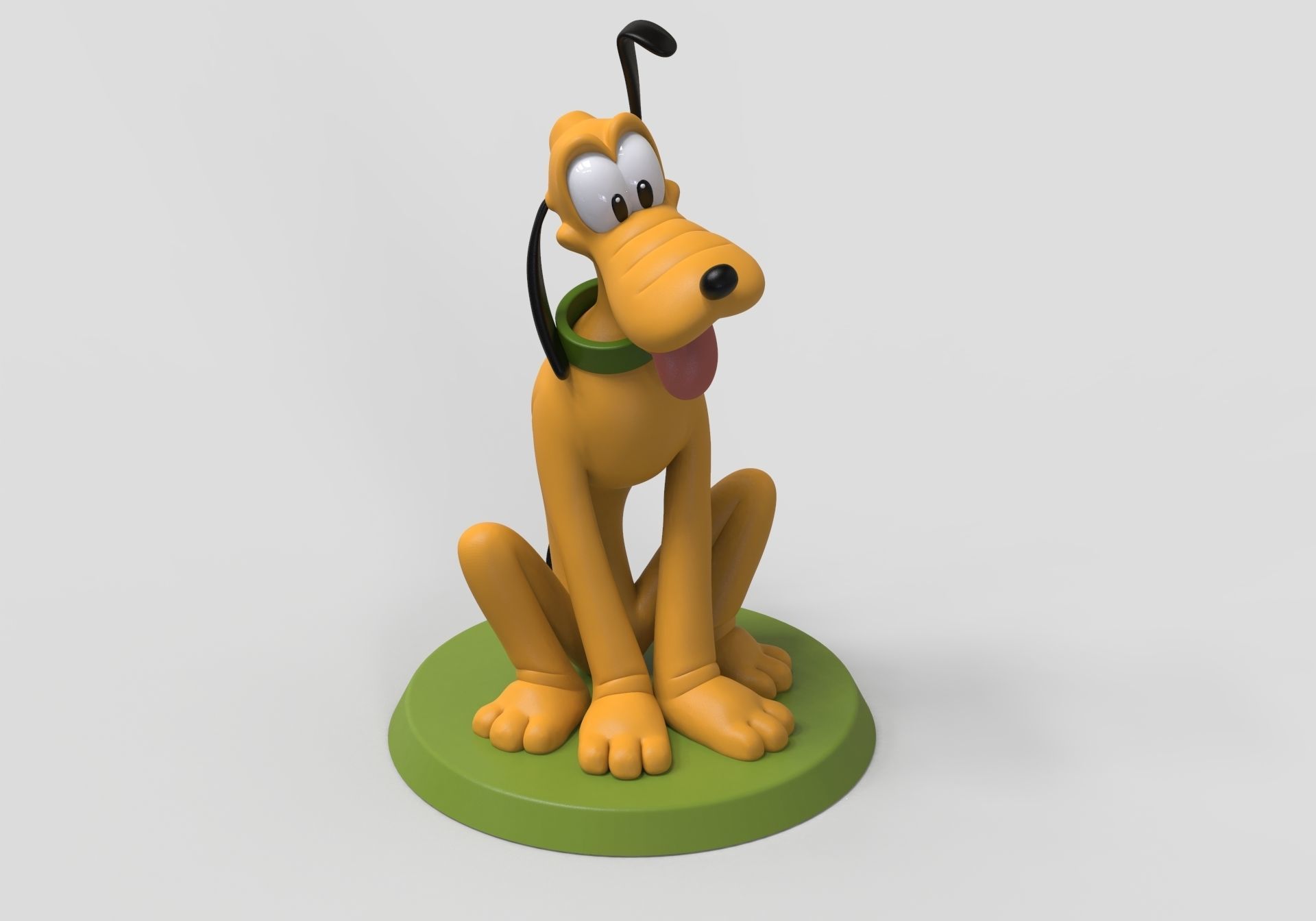 pluto dog 3D print model_2
