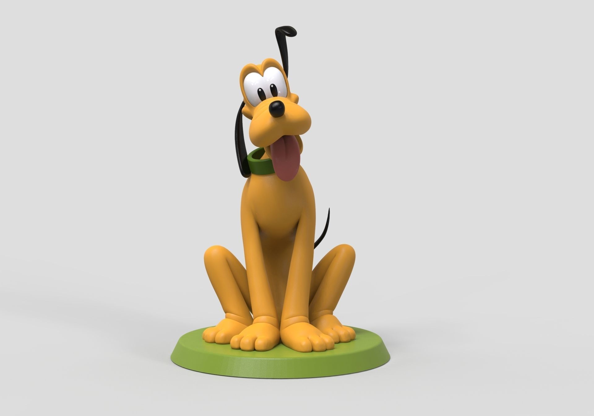 pluto dog 3D print model_6