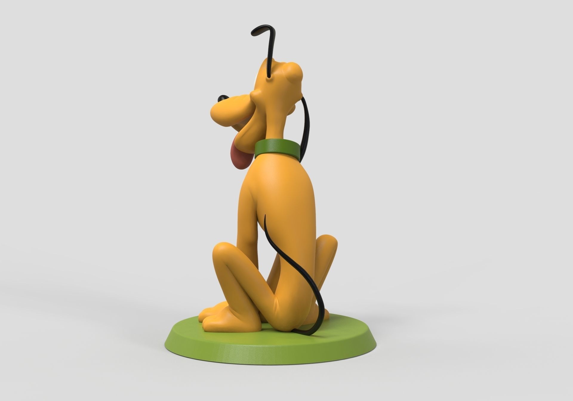 pluto dog 3D print model_8