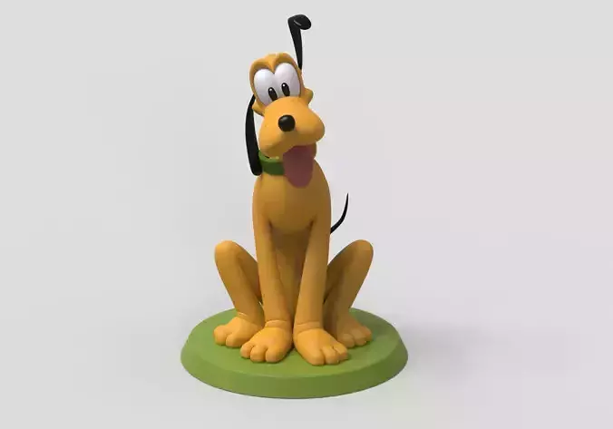 pluto dog 3D print model
